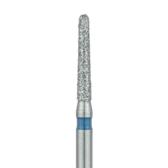 Round End Taper Chamfer Diamond Bur 1.4mm, 8mm WL, Medium FG