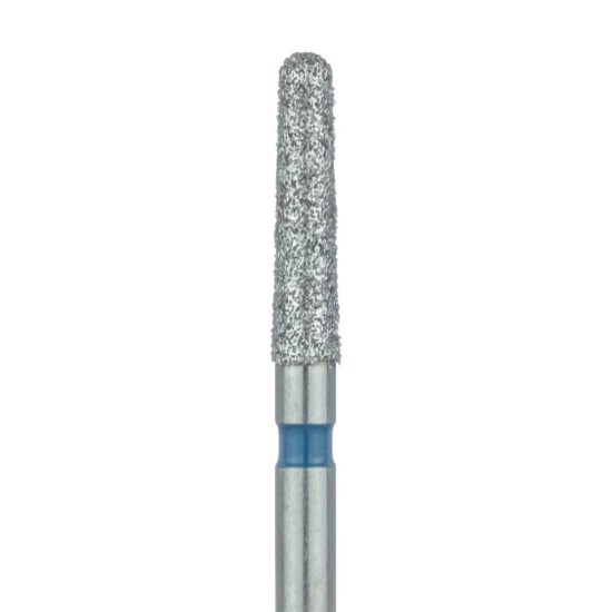 Round End Taper Chamfer Diamond Bur 1.8mm, 8mm WL, Medium FG