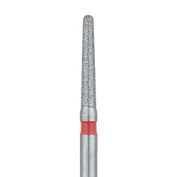 Round End Taper Chamfer Diamond Bur 1.4mm, 8mm WL, Fine FG