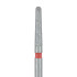 Round End Taper Chamfer Diamond Bur 1.6mm, 8mm WL, Fine FG