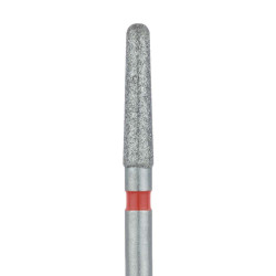 Round End Taper Chamfer Diamond Bur 1.8mm, 8mm WL, Fine FG