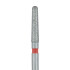 Round End Taper Chamfer Diamond Bur 1.8mm, 8mm WL, Fine FG