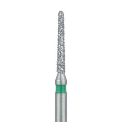 Round End Taper Chamfer Diamond Bur 1.2mm, 8mm WL, Coarse FG