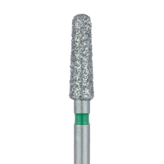 Round End Taper Chamfer Diamond Bur 2.5mm, 8mm WL, Coarse FG