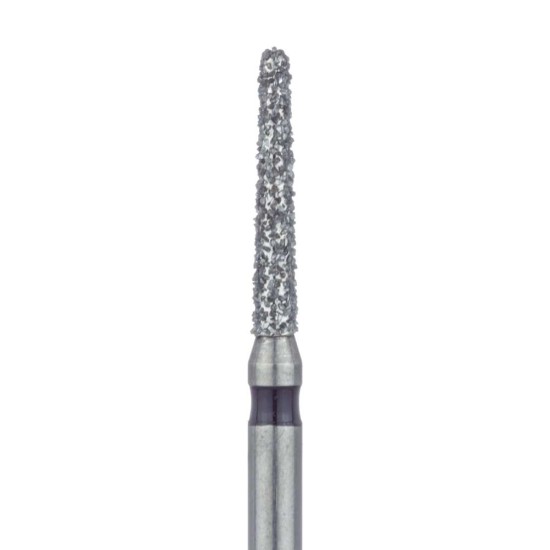 Round End Taper Chamfer Diamond Bur 1.4mm, 8mm WL, Super Coarse FG