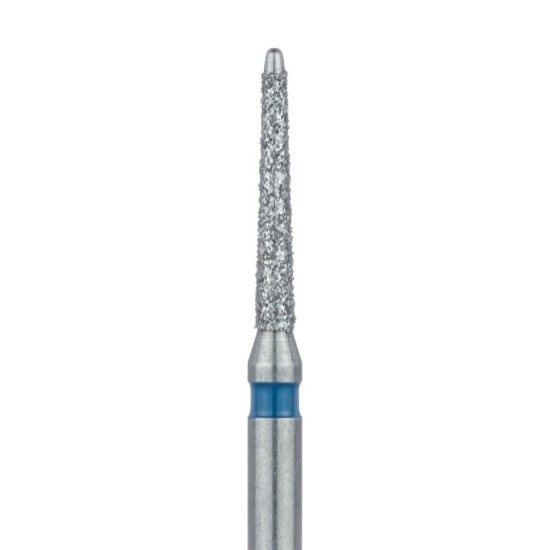 Long Safe End Diamond Bur, Taper, 1.2mm Medium FG