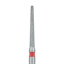 Long Round End Taper Chamfer Diamond Bur 1.2mm Fine FG
