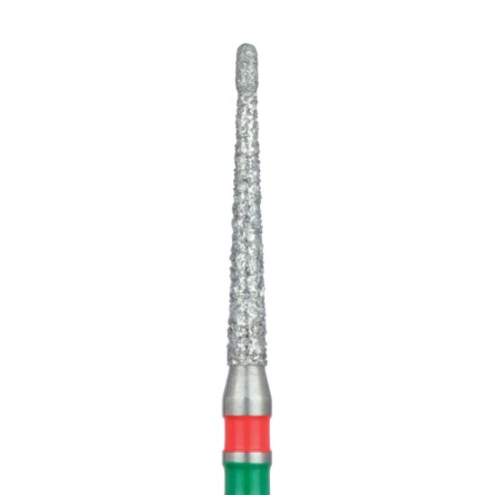 Taper Round End Fine / Coarse Diamond Bur 1.6mm FG