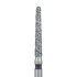 Long Round End Taper Chamfer Diamond Bur 1.6mm Super Coarse SS
