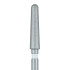 Zirconia Diamond Bur, 2 degree Tapered Round End, Ultra Fine 2.4mm FG