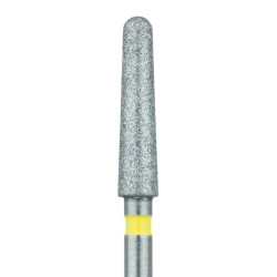 Zirconia Diamond Bur, 2 degree Tapered Round End, Extra Fine 2.4mm FG