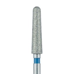 Zirconia Diamond Bur, 2 degree Tapered Round End, Medium 2.4mm FG