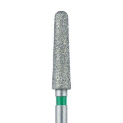 Zirconia Diamond Bur, 2 degree Tapered Round End, Coarse 2.4mm FG