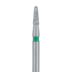 Short Round End Taper Chamfer Diamond Bur, 1.6mm Coarse FG