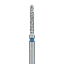 Round End Taper Chamfer Diamond Bur 1.2mm, 8mm WL, Medium FG
