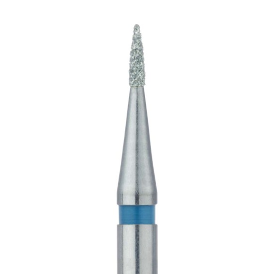 Short Flame Diamond Bur, 1.0mm Medium RA