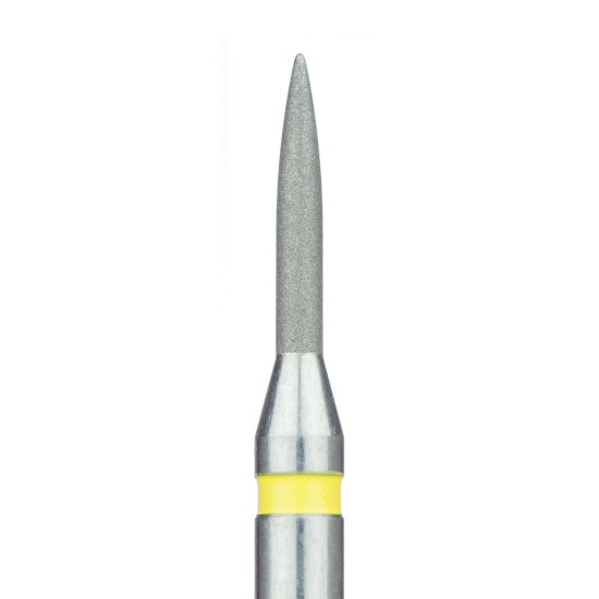 Flame Diamond Bur, 1.2mm Extra Fine RA