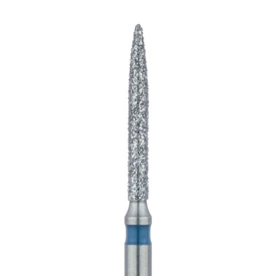 Long Flame Diamond Bur, 1.2mm Medium FG