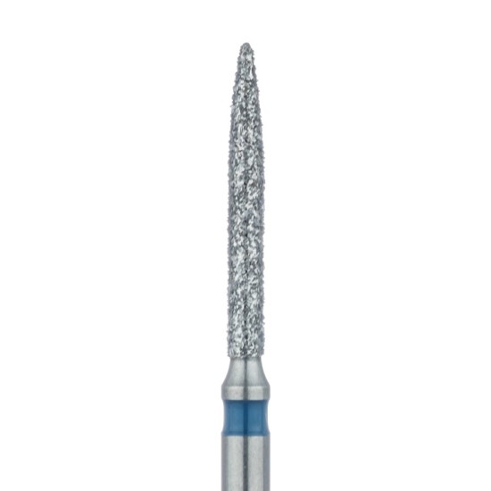 Long Flame Diamond Bur, 1.2mm Medium HP