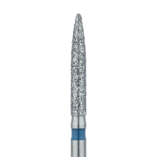 Long Flame Diamond Bur, 1.6mm Medium FG