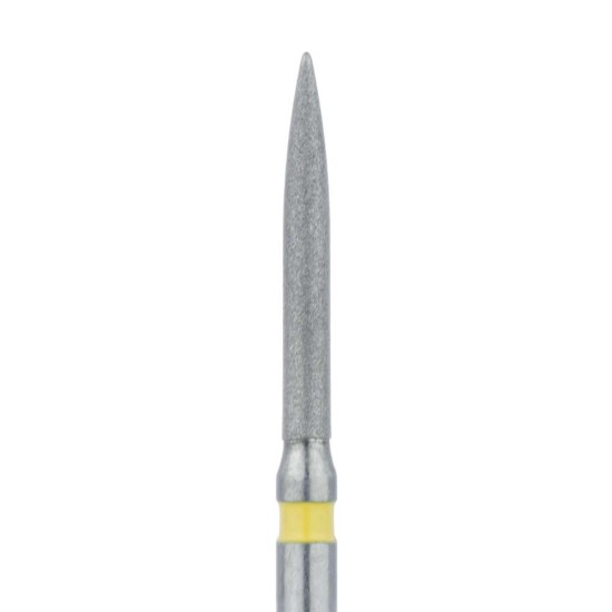 Long Flame Diamond Bur, 1.2mm Extra Fine FG