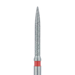 Long Flame Diamond Bur, 1.2mm Fine FG