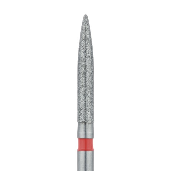 Long Flame Diamond Bur, 1.6mm Fine FG