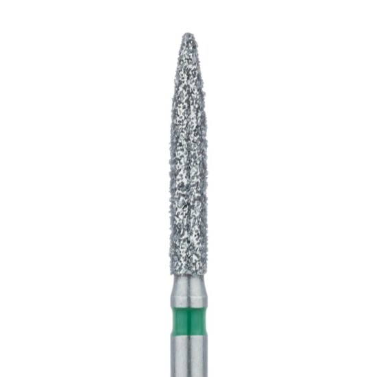 Long Flame Diamond Bur, 1.6mm Coarse FG