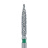 Long Flame Diamond Bur, 1.6mm Coarse FG