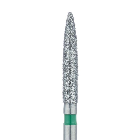 Long Flame Diamond Bur, 1.8mm Coarse FG