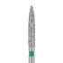 Long Flame Diamond Bur, 1.8mm Coarse FG