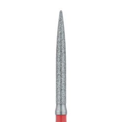 Long Flame Diamond Bur, 1.4mm Fine FG
