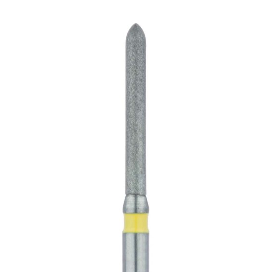 Long Torpedo Diamond Bur Beveled Tip, 1.2mm Extra Fine, HP