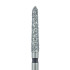 Long Modified Chamfer Diamond Bur Shoulder, 2.1mm Super Coarse, FG
