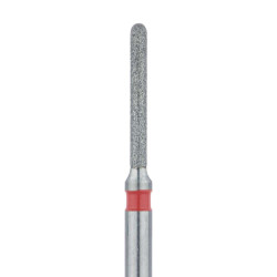 Round End Cylinder Diamond Bur, 1.0mm Fine FG