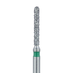 881G-012-FG Round End Cylinder Diamond Bur, 1.2mm Coarse FG