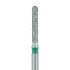 881G-014-FG Round End Cylinder Diamond Bur, 1.4mm Coarse FG