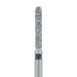 Round End Cylinder Diamond Bur, 1.4mm Super Coarse FG