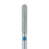 Zirconia Diamond Bur, 0 degree Long Round End Cylinder, Medium 1.7mm FG