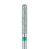 Zirconia Diamond Bur, 0 degree Long Round End Cylinder, Coarse 1.7mm FG