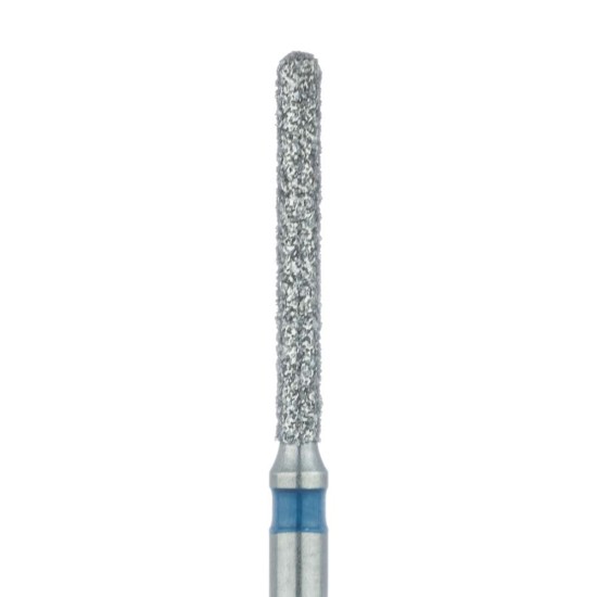 Long Round End Cylinder Diamond Bur, 1.4mm Medium FG