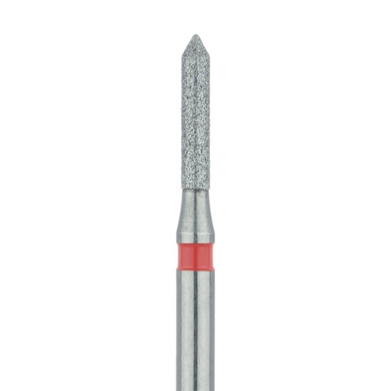 Pointed Tip Cylinder Diamond Bur 1.2mm Fine, FG