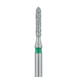 Pointed Tip Cylinder Diamond Bur 1.2mm Coarse, FG