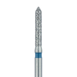 885-014-FG Pointed Tip Cylinder Diamond Bur 1.4mm Medium, FG