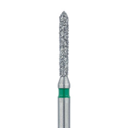 885G-012-FG Pointed Tip Cylinder Diamond Bur 1.2mm Coarse, FG