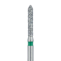 885G-014-FG Pointed Tip Cylinder Diamond Bur 1.4mm Coarse, FG