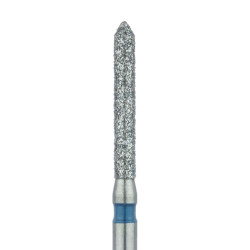 Long Pointed Tip Cylinder Diamond Bur, 1.4mm Medium, FG
