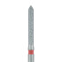 Long Pointed Tip Cylinder Diamond Bur, 1.4mm Fine, FG