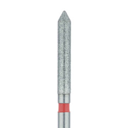 Long Pointed Tip Cylinder Diamond Bur, 1.6mm Fine, FG