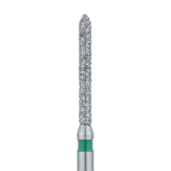 Long Pointed Tip Cylinder Diamond Bur, 1.2mm Coarse, FG